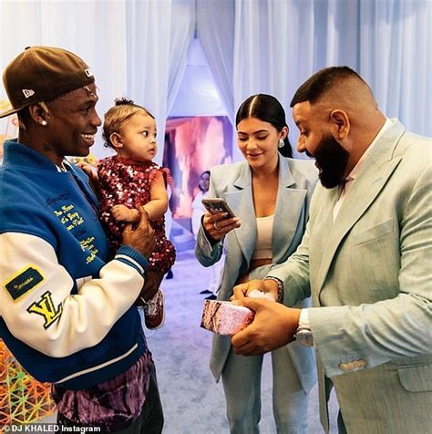 DJ Khaled gifts Stormi first Chanel bag at Kylie Jenner's Stormi 